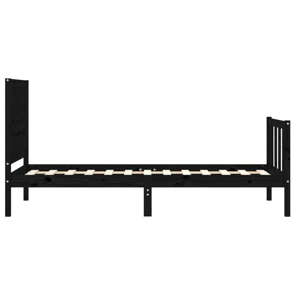 Bed Frame Without Mattress Solid Wood Pine