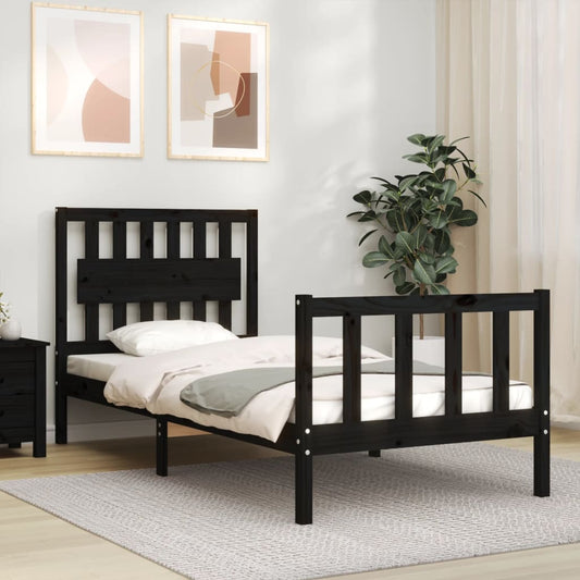 Bed Frame Without Mattress Solid Wood Pine