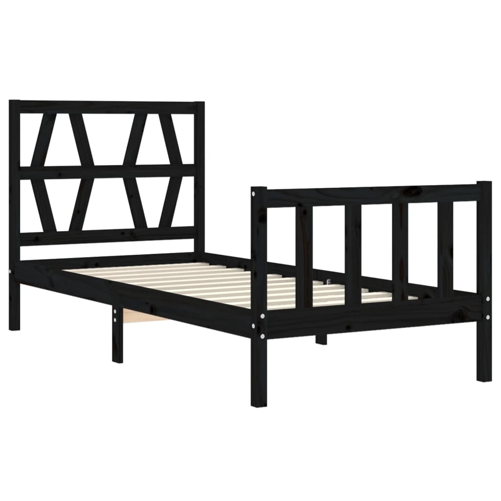 Bed Frame Without Mattress Solid Wood Pine