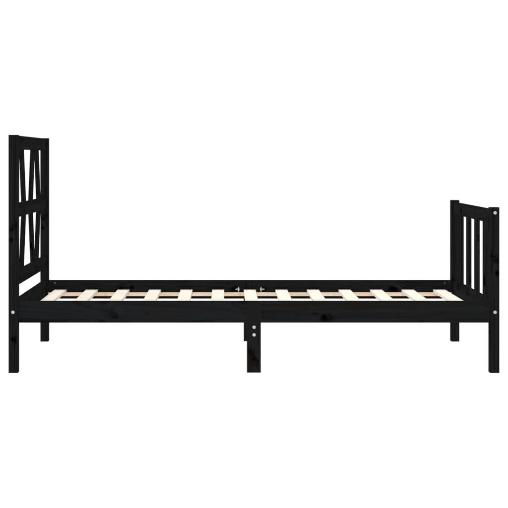 Bed Frame Without Mattress Solid Wood Pine