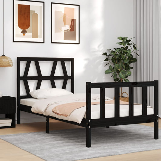 Bed Frame Without Mattress Solid Wood Pine