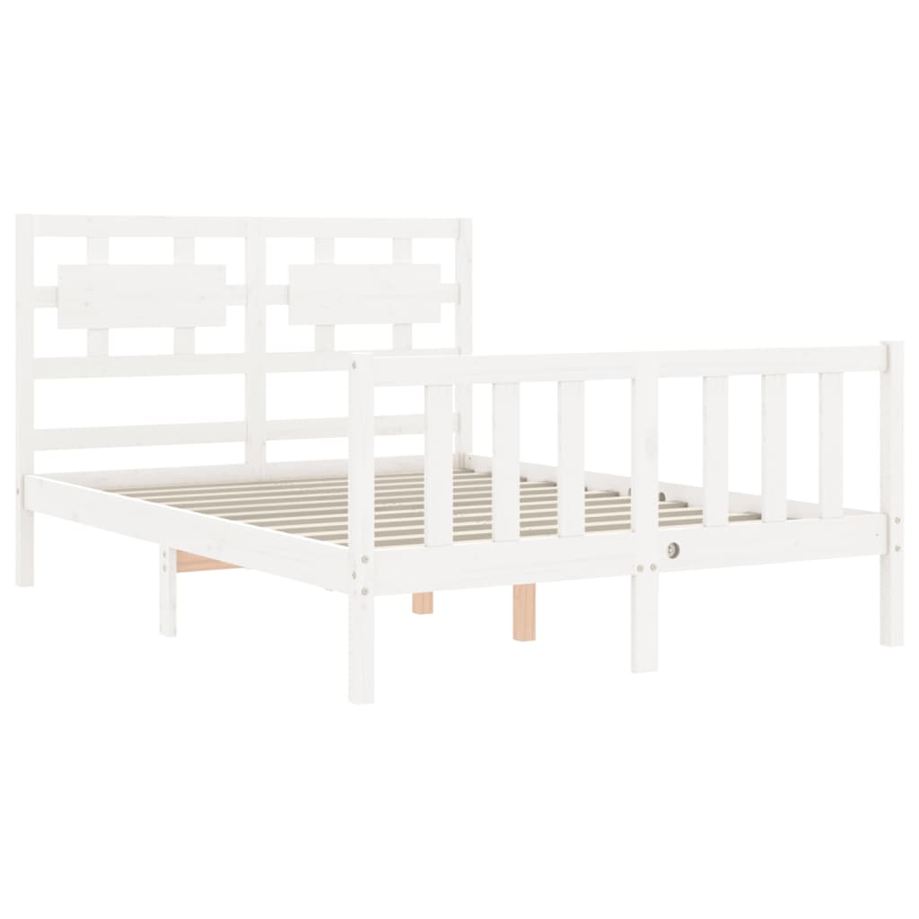 Bed Frame Without Mattress Solid Wood Pine