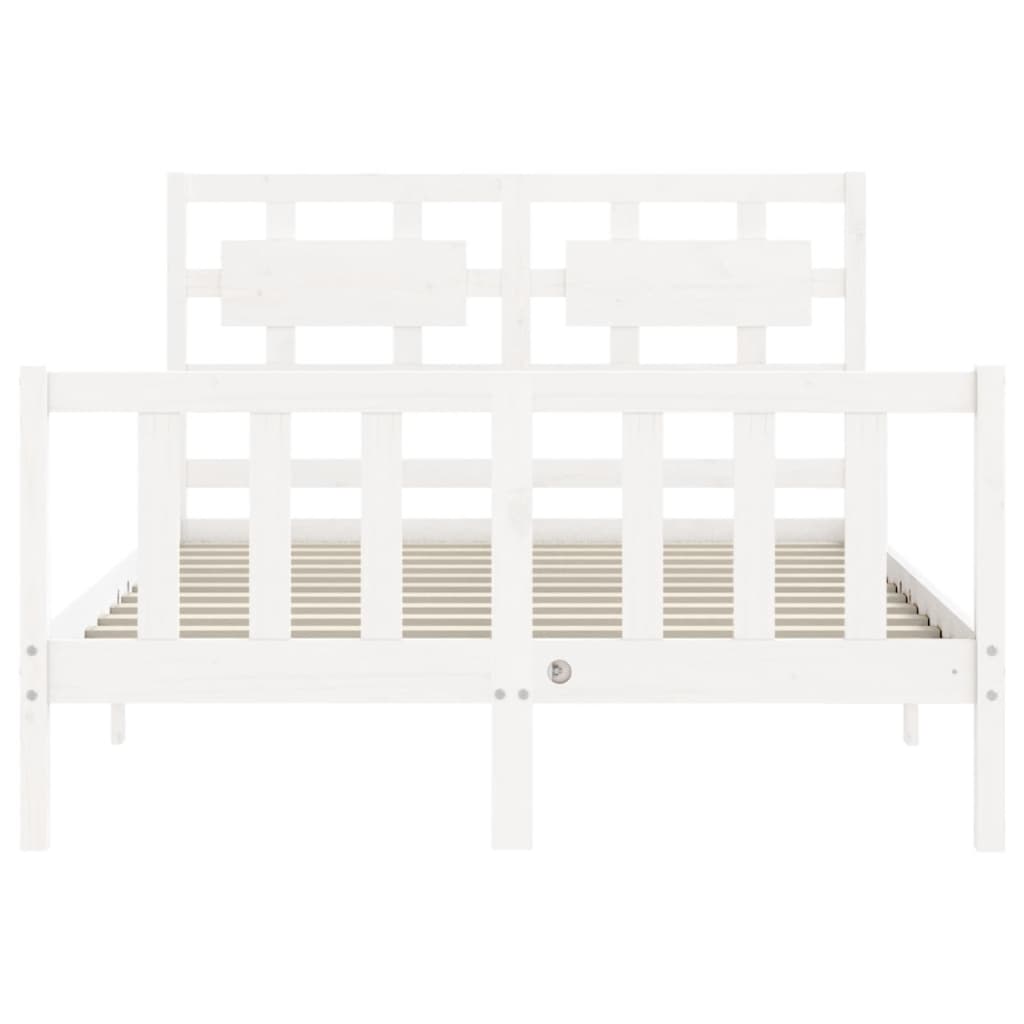 Bed Frame Without Mattress Solid Wood Pine
