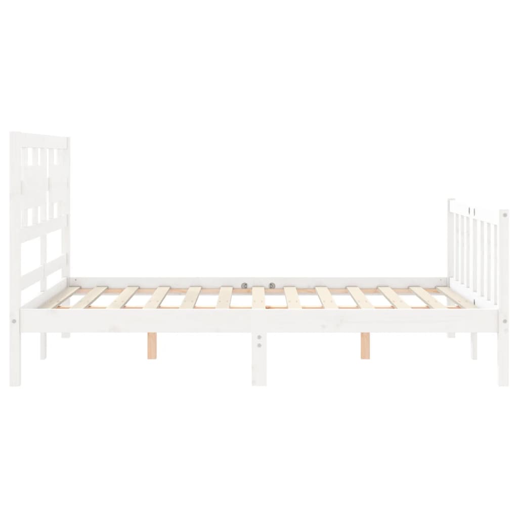 Bed Frame Without Mattress Solid Wood Pine