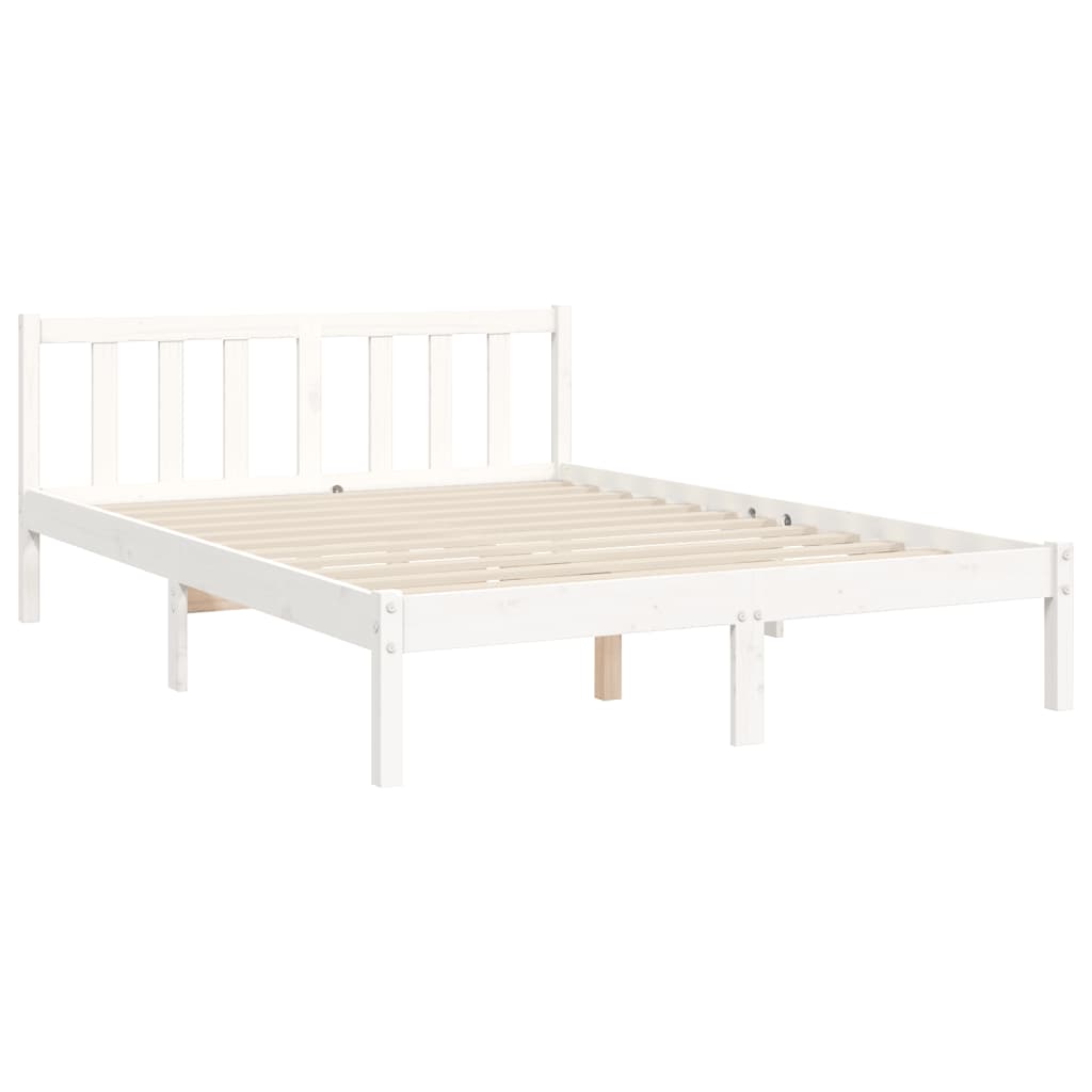 Bed Frame Without Mattress Solid Wood Pine
