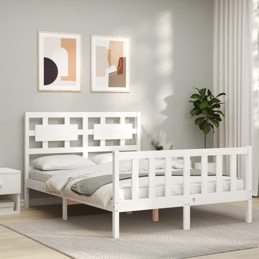 Bed Frame Without Mattress Solid Wood Pine