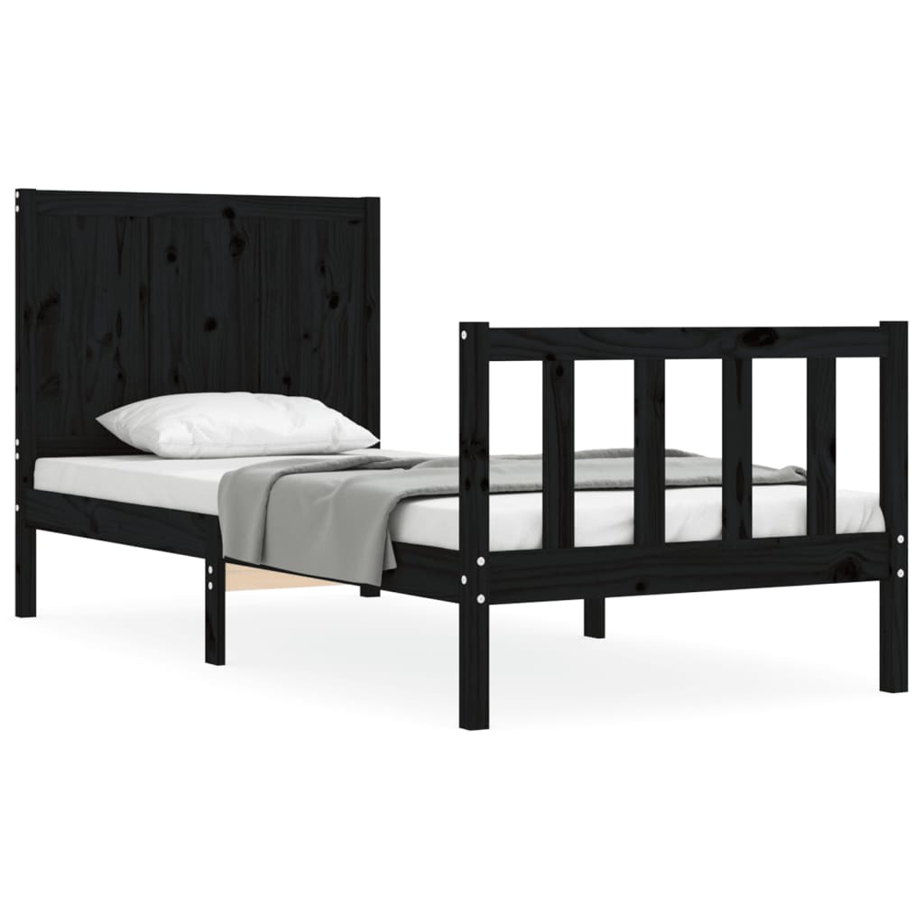 Bed Frame Without Mattress Solid Wood Pine