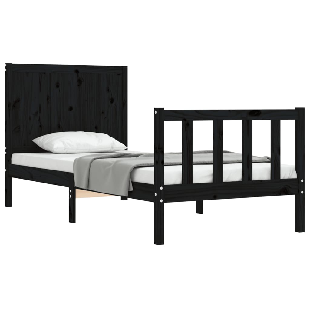 Bed Frame Without Mattress Solid Wood Pine