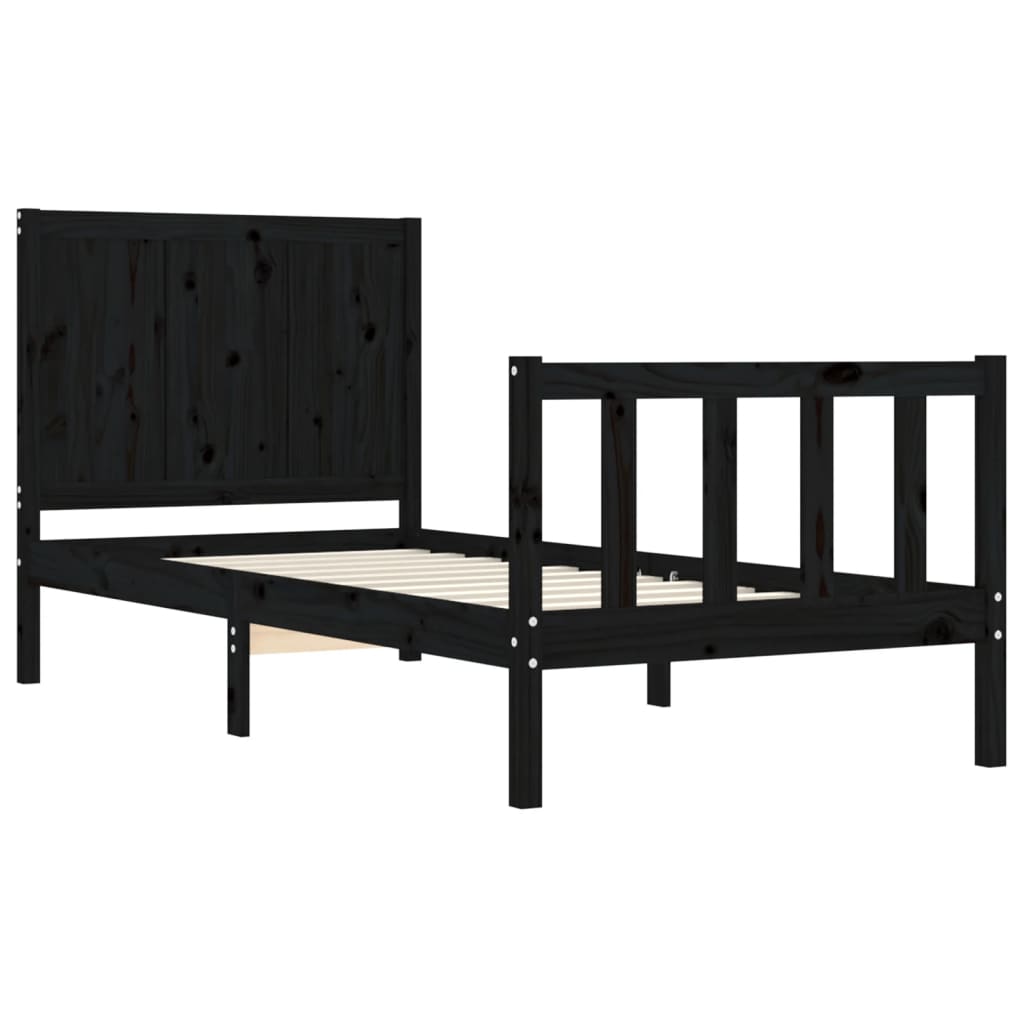 Bed Frame Without Mattress Solid Wood Pine