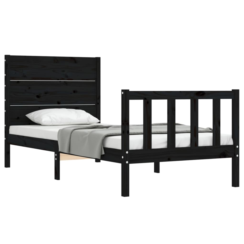 Bed Frame Without Mattress Solid Wood Pine