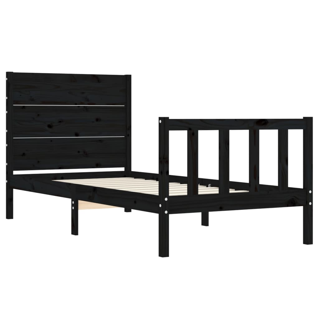Bed Frame Without Mattress Solid Wood Pine