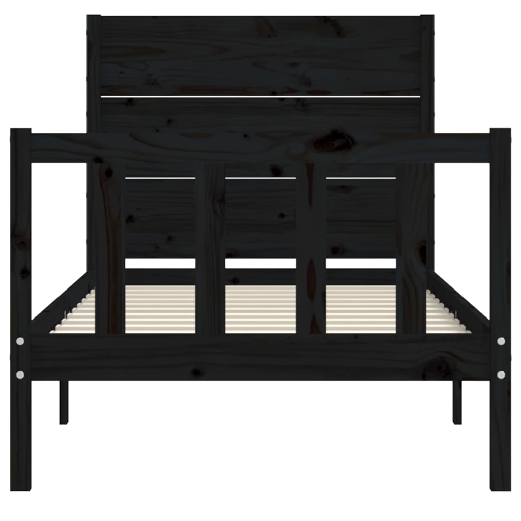 Bed Frame Without Mattress Solid Wood Pine