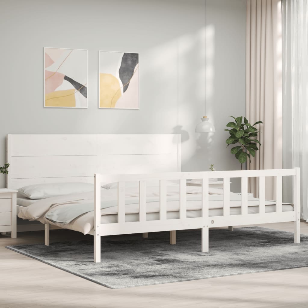 Bed Frame Without Mattress Solid Wood Pine