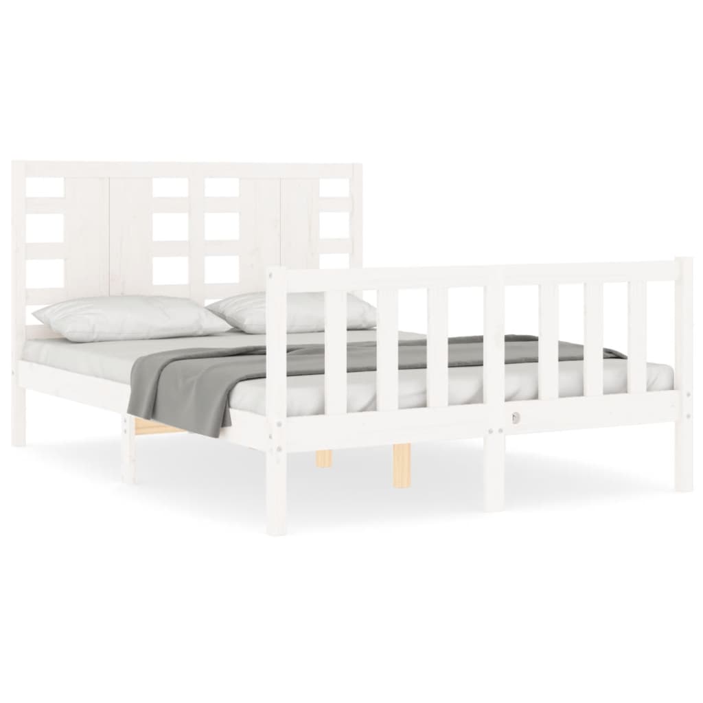 Bed Frame Without Mattress Solid Wood Pine