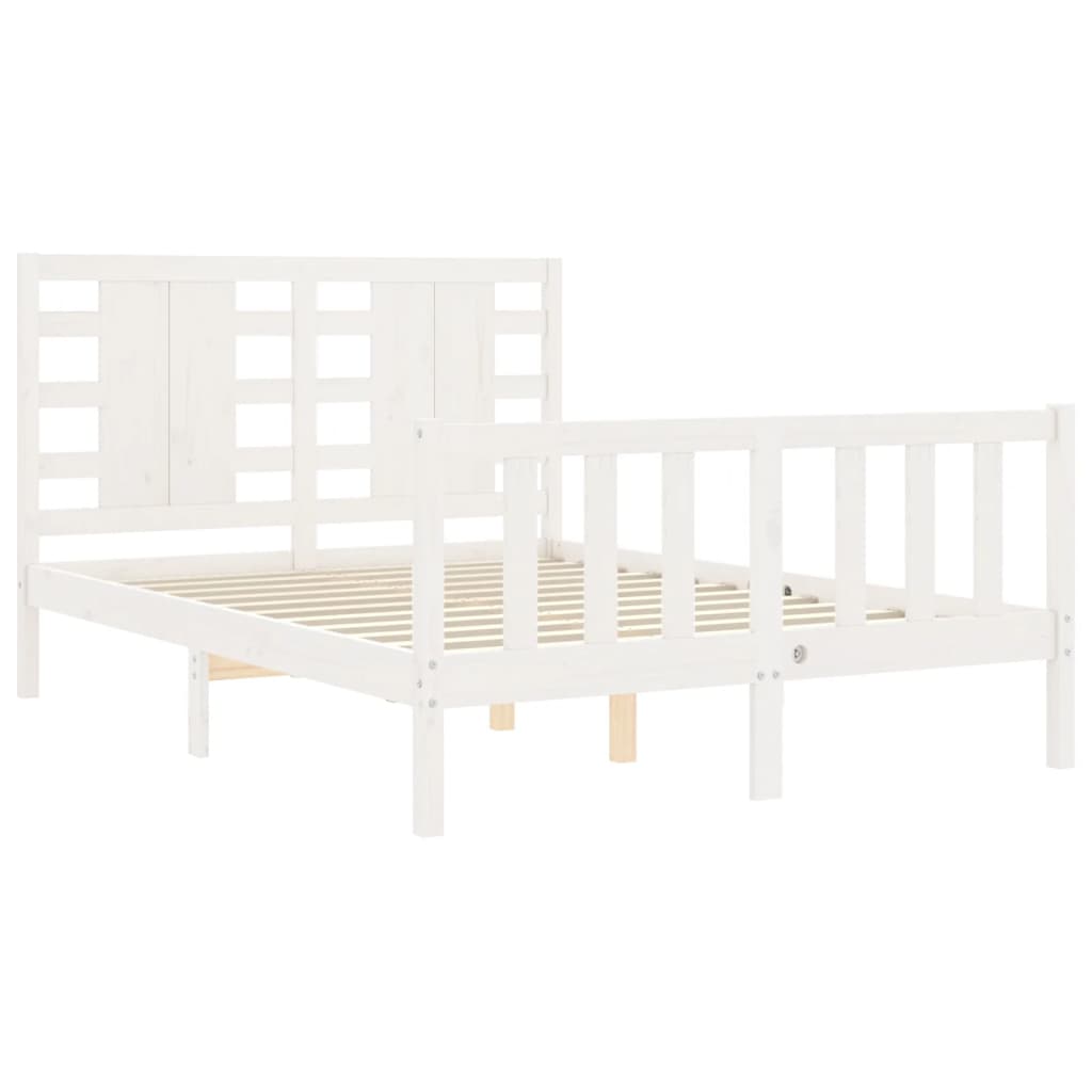 Bed Frame Without Mattress Solid Wood Pine
