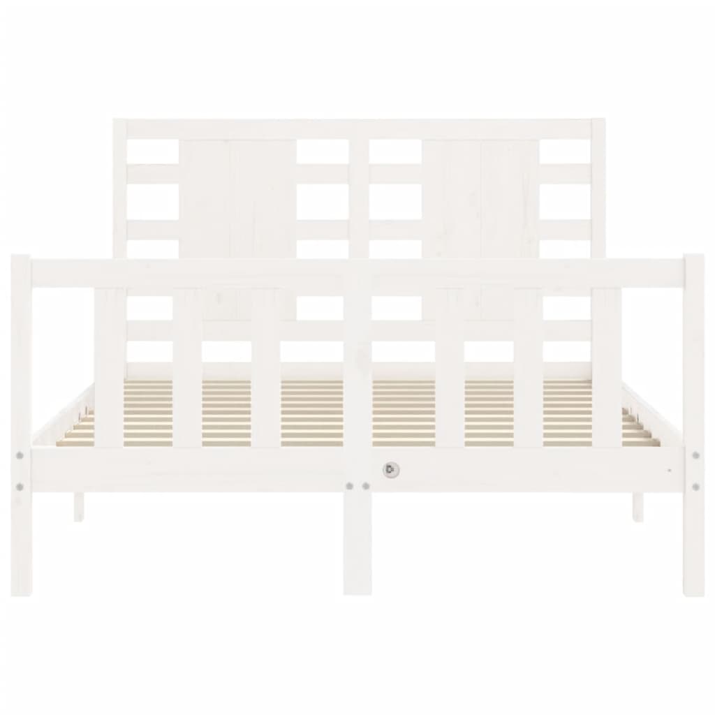 Bed Frame Without Mattress Solid Wood Pine