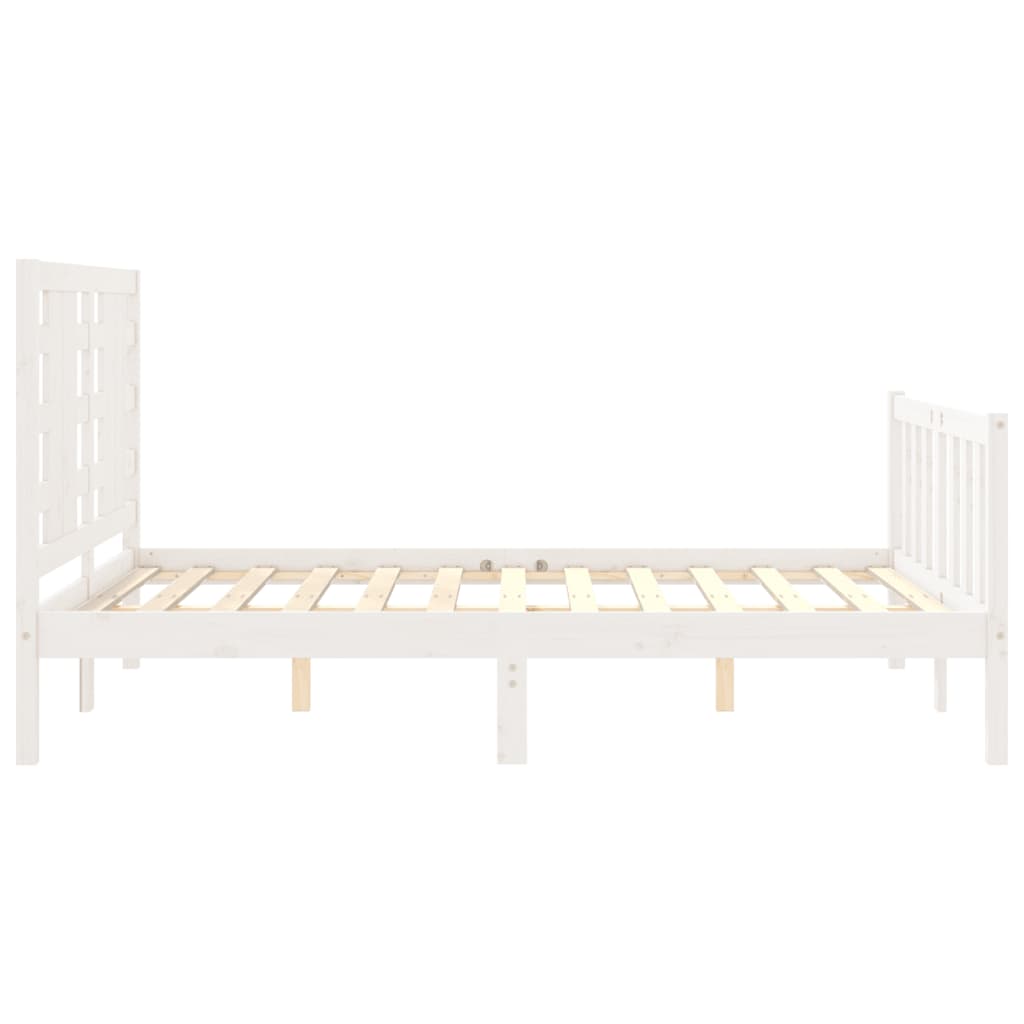 Bed Frame Without Mattress Solid Wood Pine