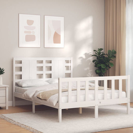 Bed Frame Without Mattress Solid Wood Pine