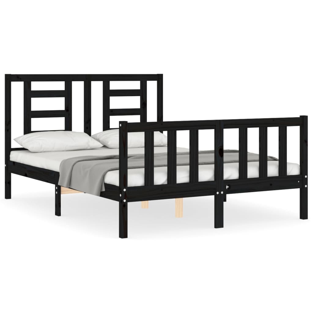 Bed Frame Without Mattress Solid Wood Pine