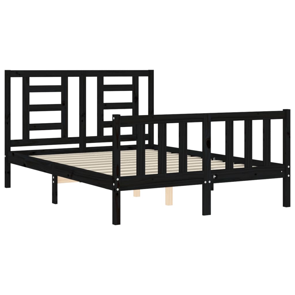 Bed Frame Without Mattress Solid Wood Pine