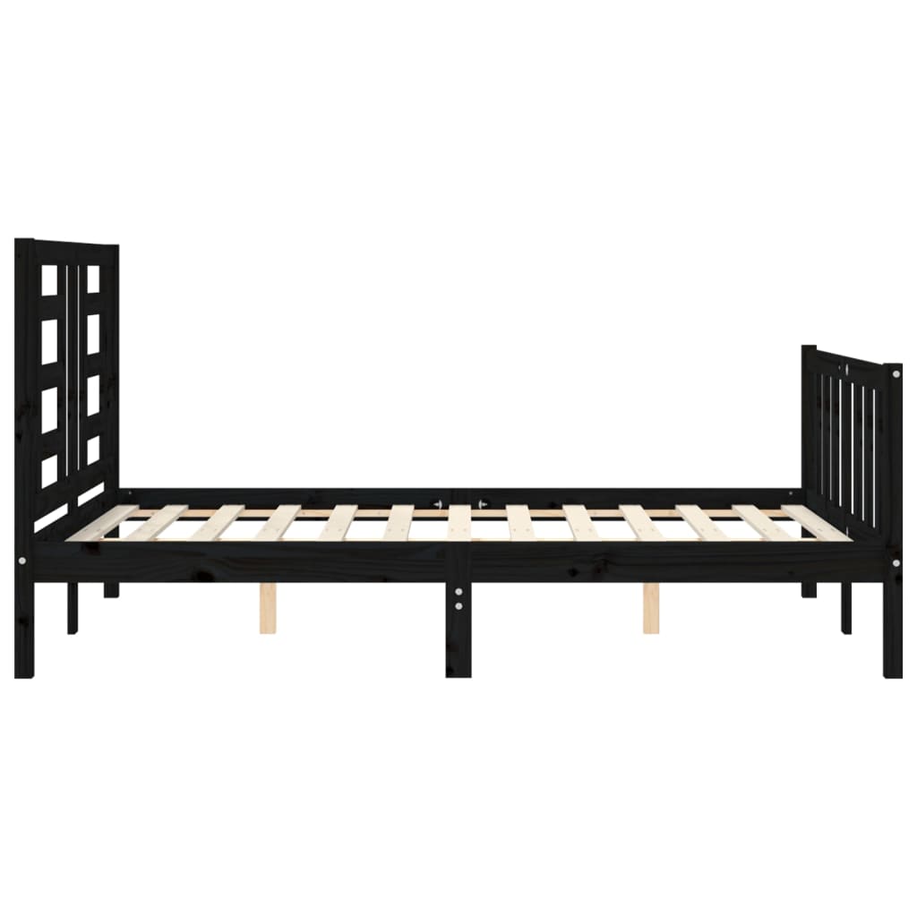 Bed Frame Without Mattress Solid Wood Pine