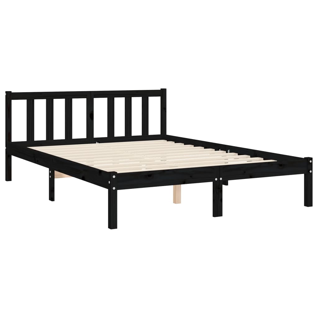 Bed Frame Without Mattress Solid Wood Pine