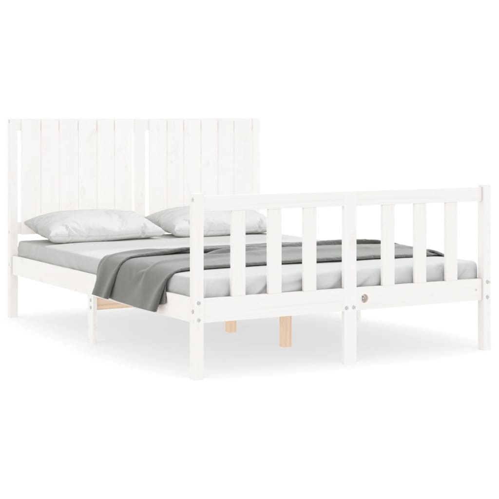 Bed Frame Without Mattress Solid Wood Pine