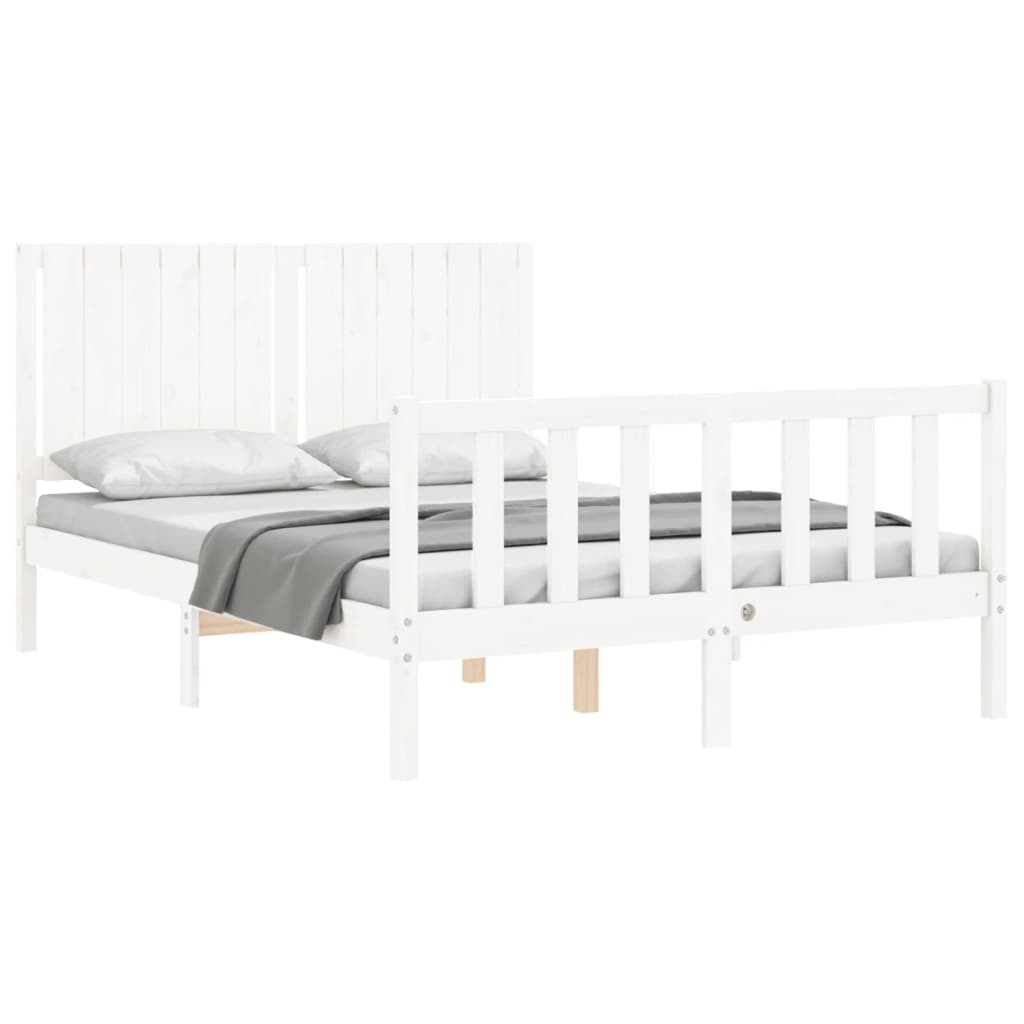 Bed Frame Without Mattress Solid Wood Pine