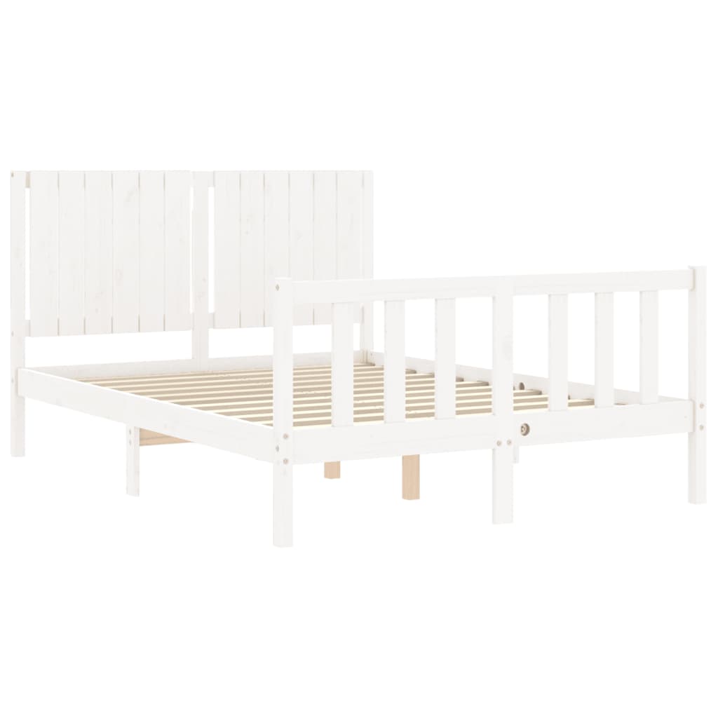 Bed Frame Without Mattress Solid Wood Pine