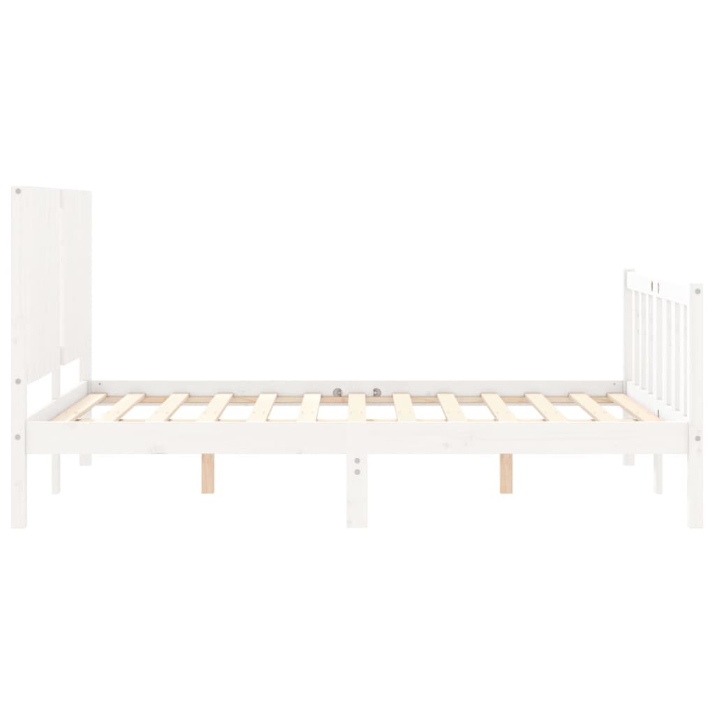 Bed Frame Without Mattress Solid Wood Pine