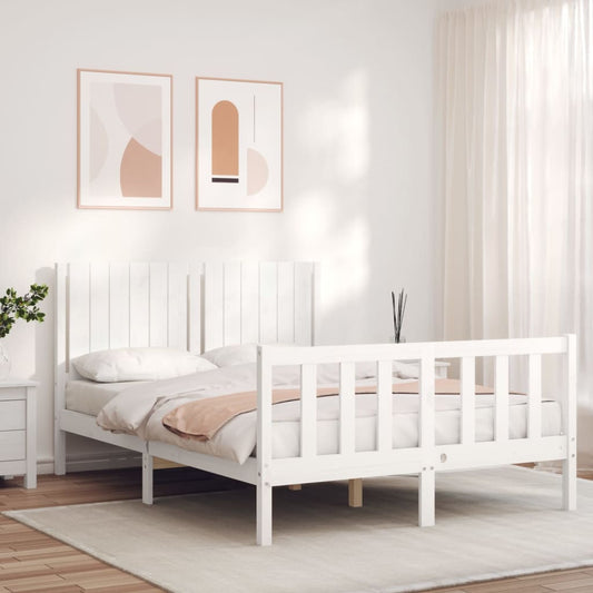 Bed Frame Without Mattress Solid Wood Pine