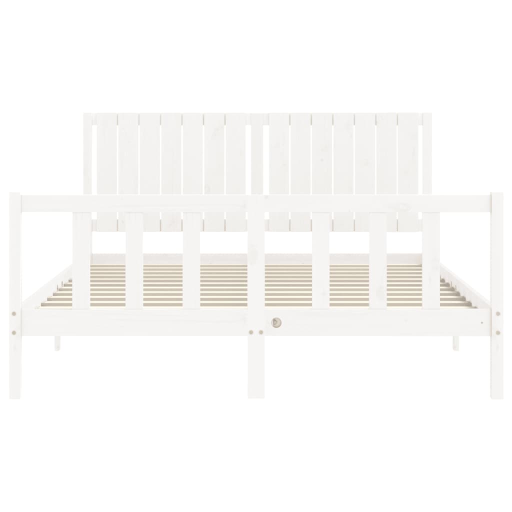 Bed Frame Without Mattress Solid Wood Pine
