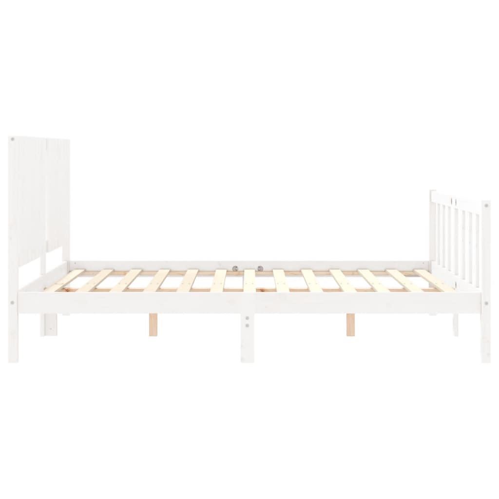 Bed Frame Without Mattress Solid Wood Pine