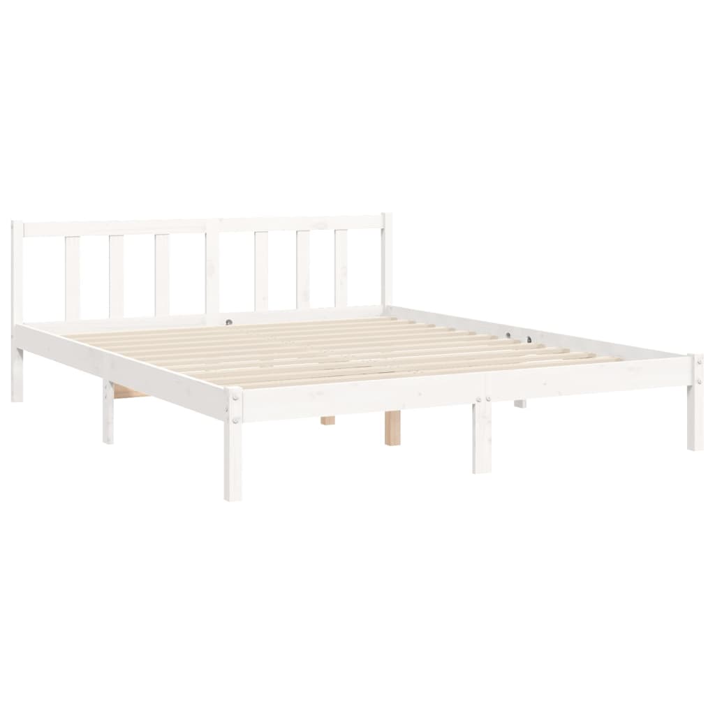 Bed Frame Without Mattress Solid Wood Pine