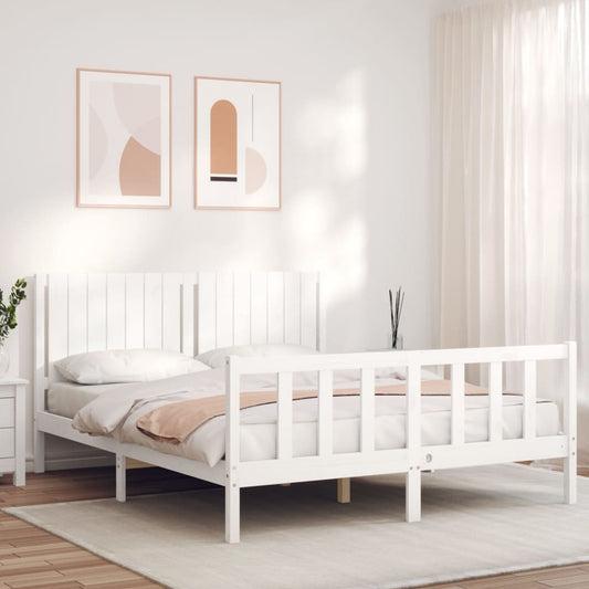 Bed Frame Without Mattress Solid Wood Pine