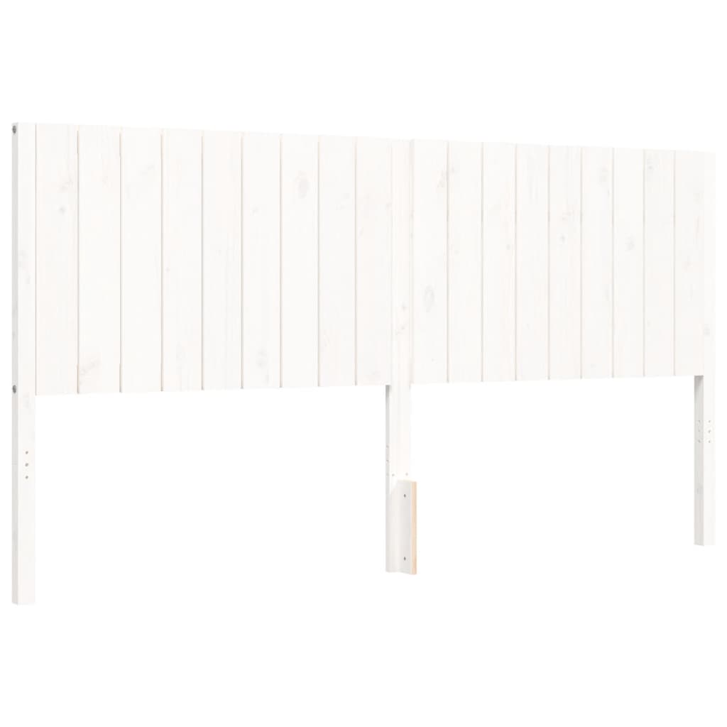 Bed Frame Without Mattress 183X203 Cm King Solid Wood Pine