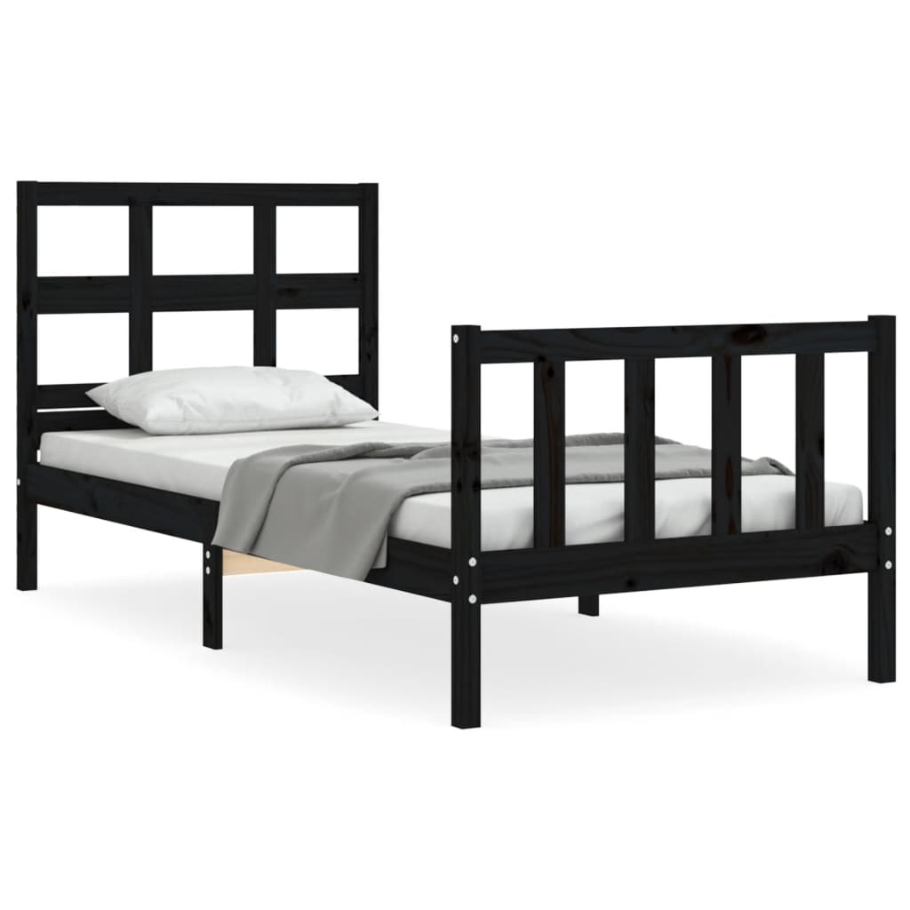 Bed Frame Without Mattress Solid Wood Pine