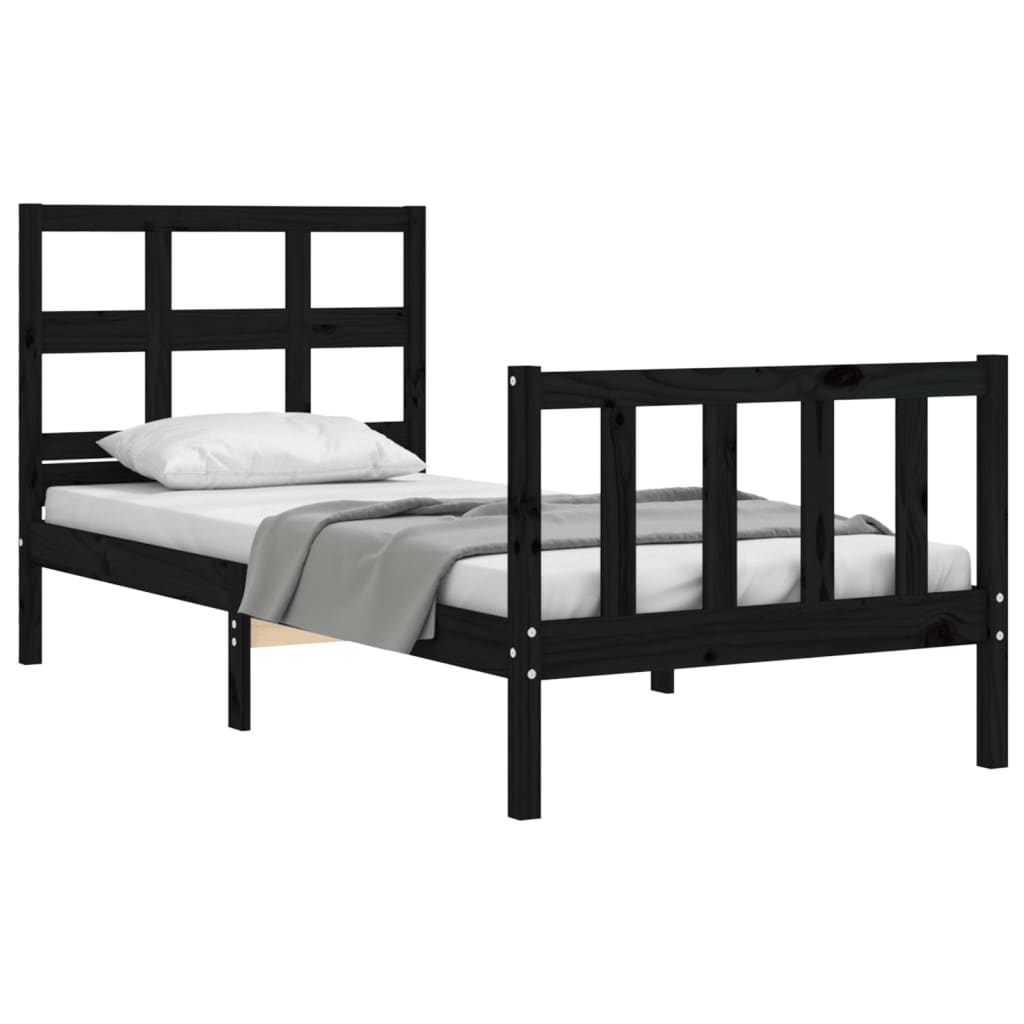 Bed Frame Without Mattress Solid Wood Pine