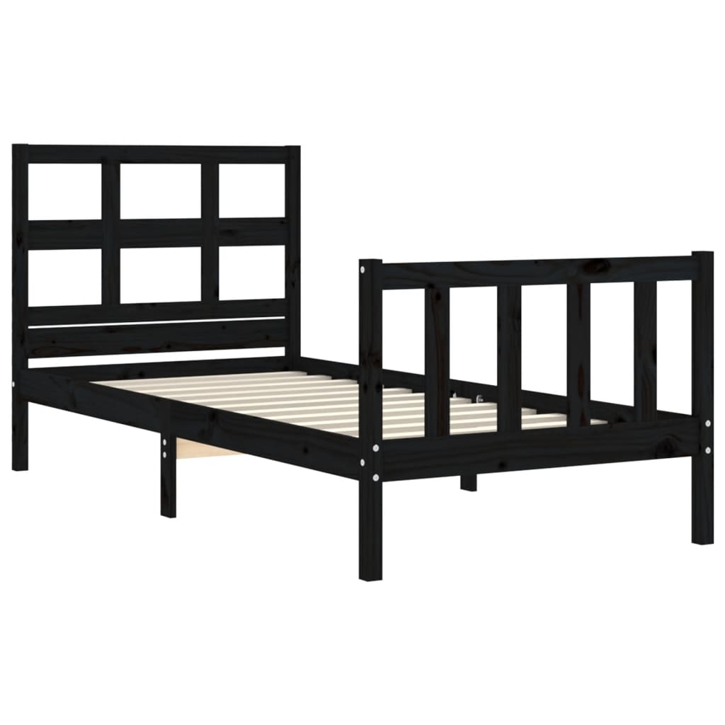 Bed Frame Without Mattress Solid Wood Pine