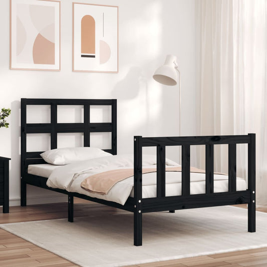 Bed Frame Without Mattress Solid Wood Pine