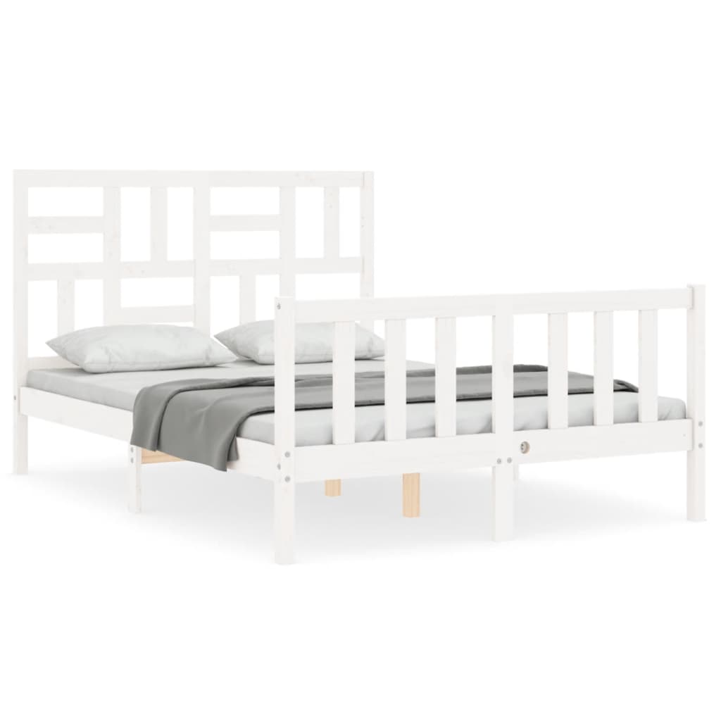 Bed Frame Without Mattress Solid Wood Pine