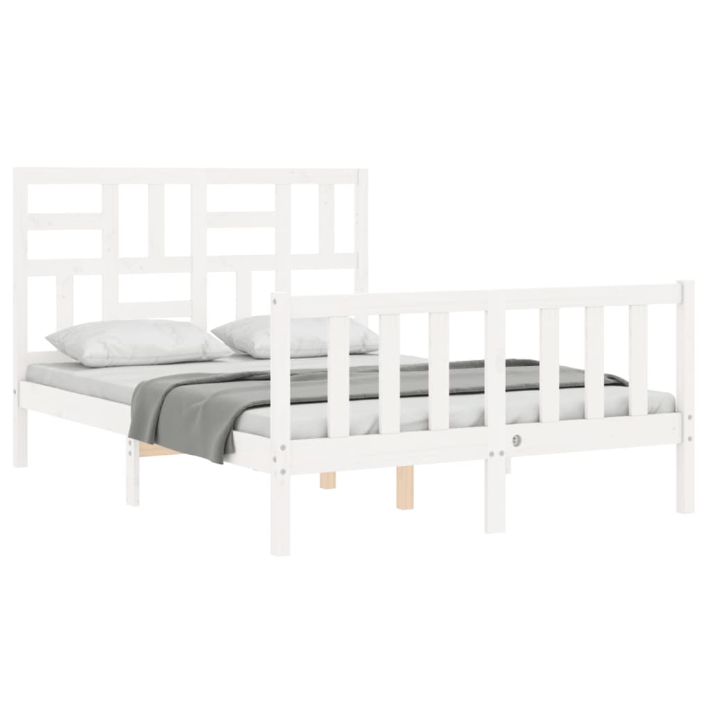 Bed Frame Without Mattress Solid Wood Pine
