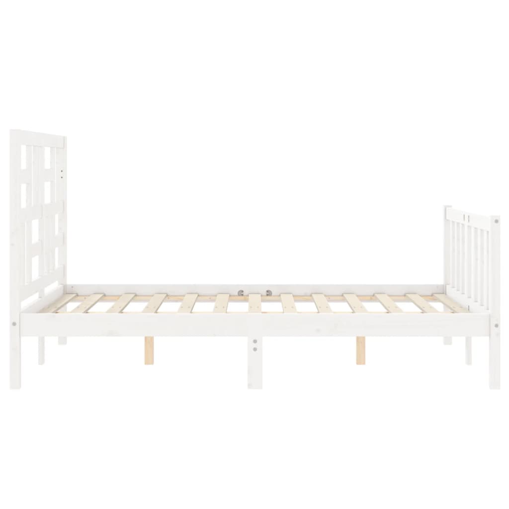 Bed Frame Without Mattress Solid Wood Pine