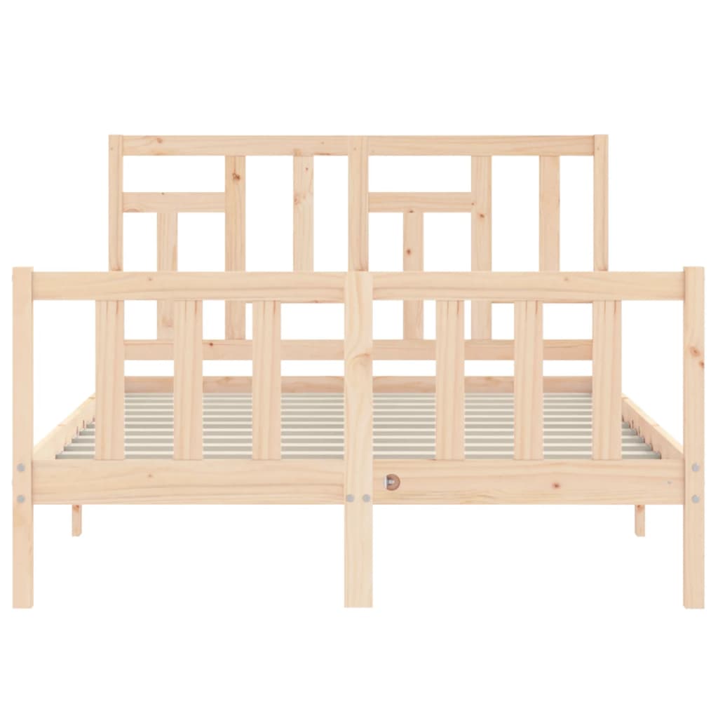 Bed Frame Without Mattress Solid Wood Pine
