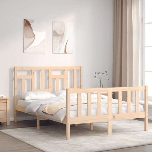 Bed Frame Without Mattress Solid Wood Pine