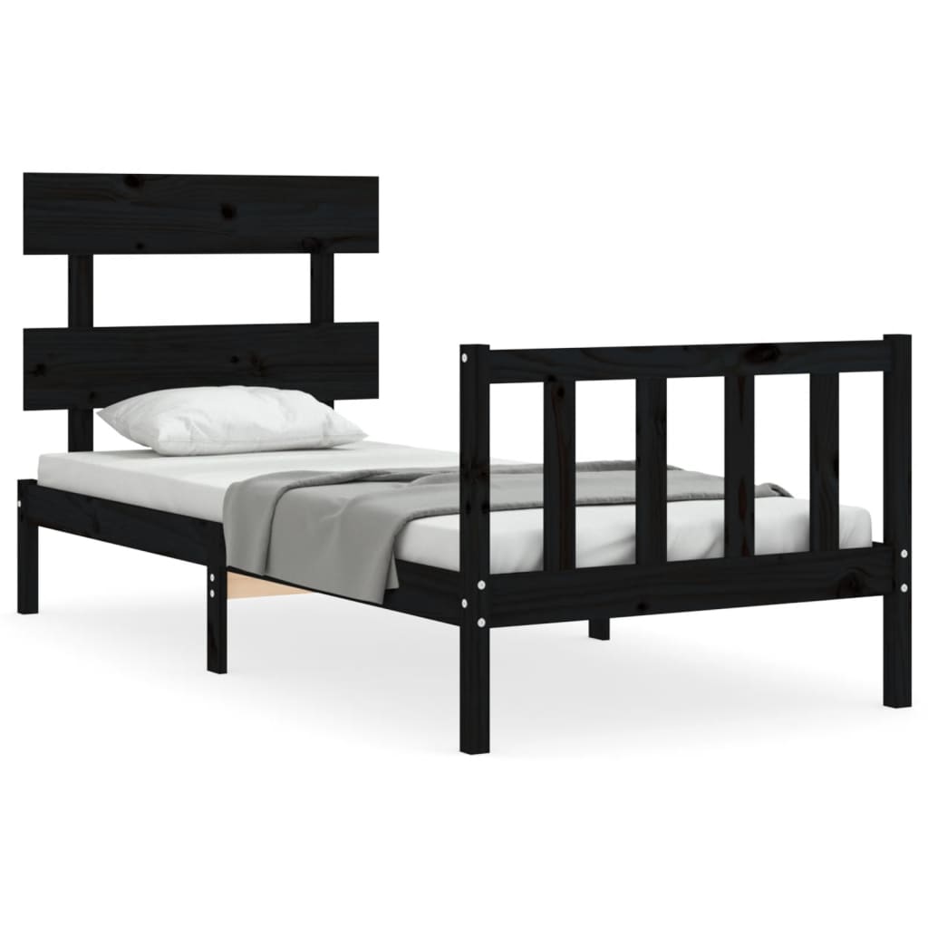 Bed Frame Without Mattress Solid Wood Pine