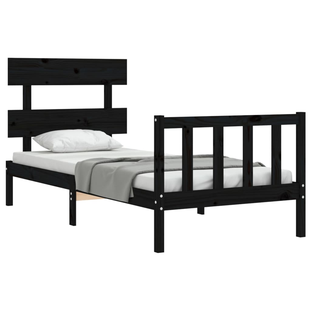 Bed Frame Without Mattress Solid Wood Pine