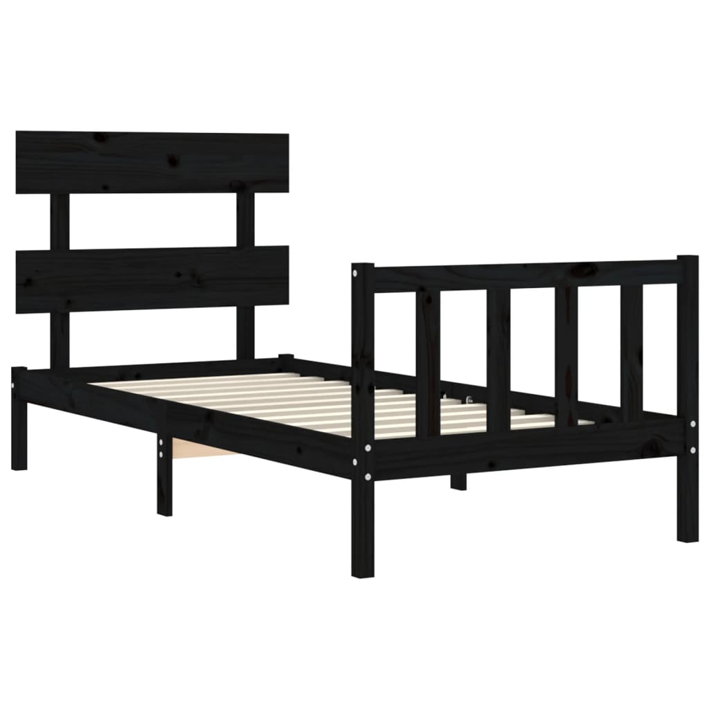 Bed Frame Without Mattress Solid Wood Pine