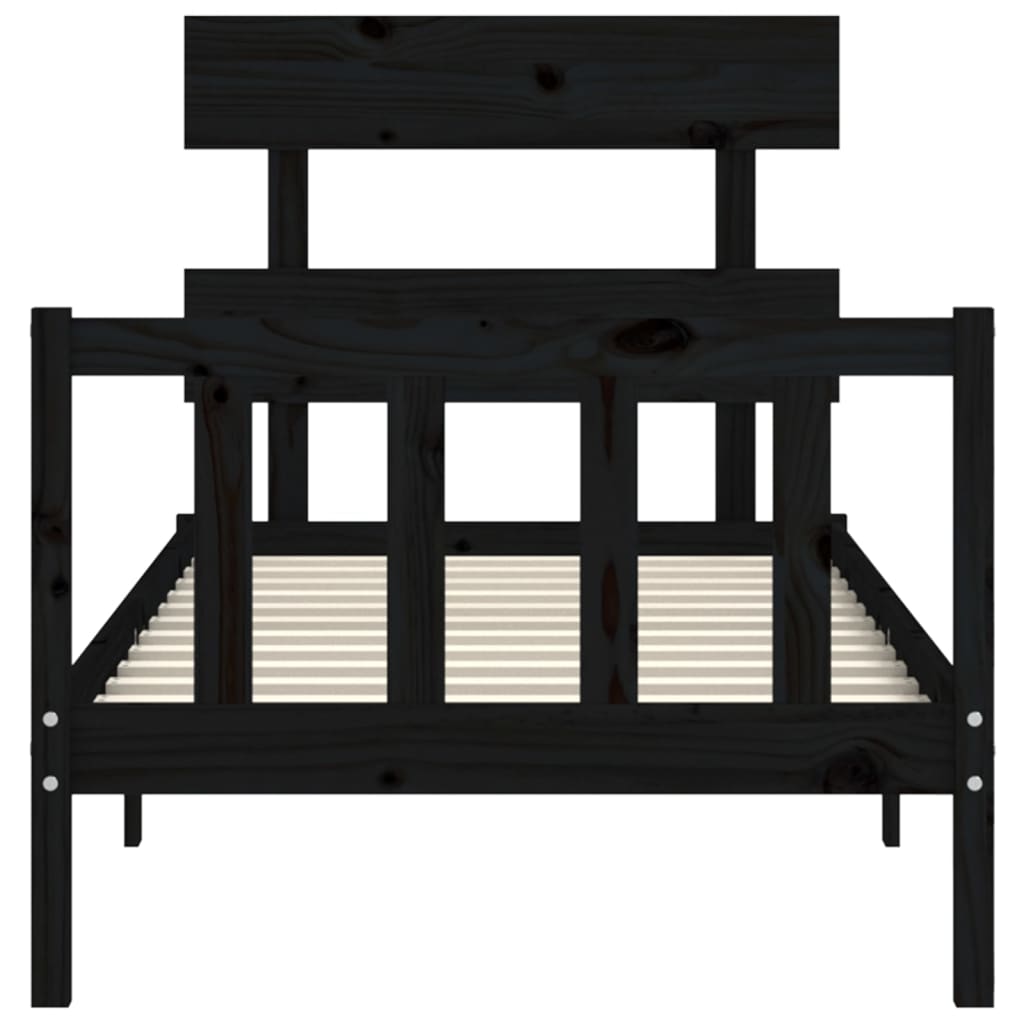 Bed Frame Without Mattress Solid Wood Pine