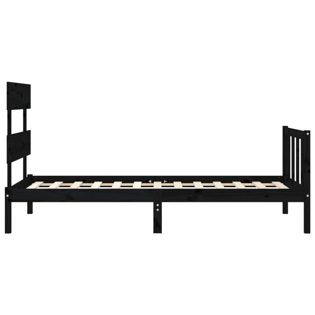 Bed Frame Without Mattress Solid Wood Pine